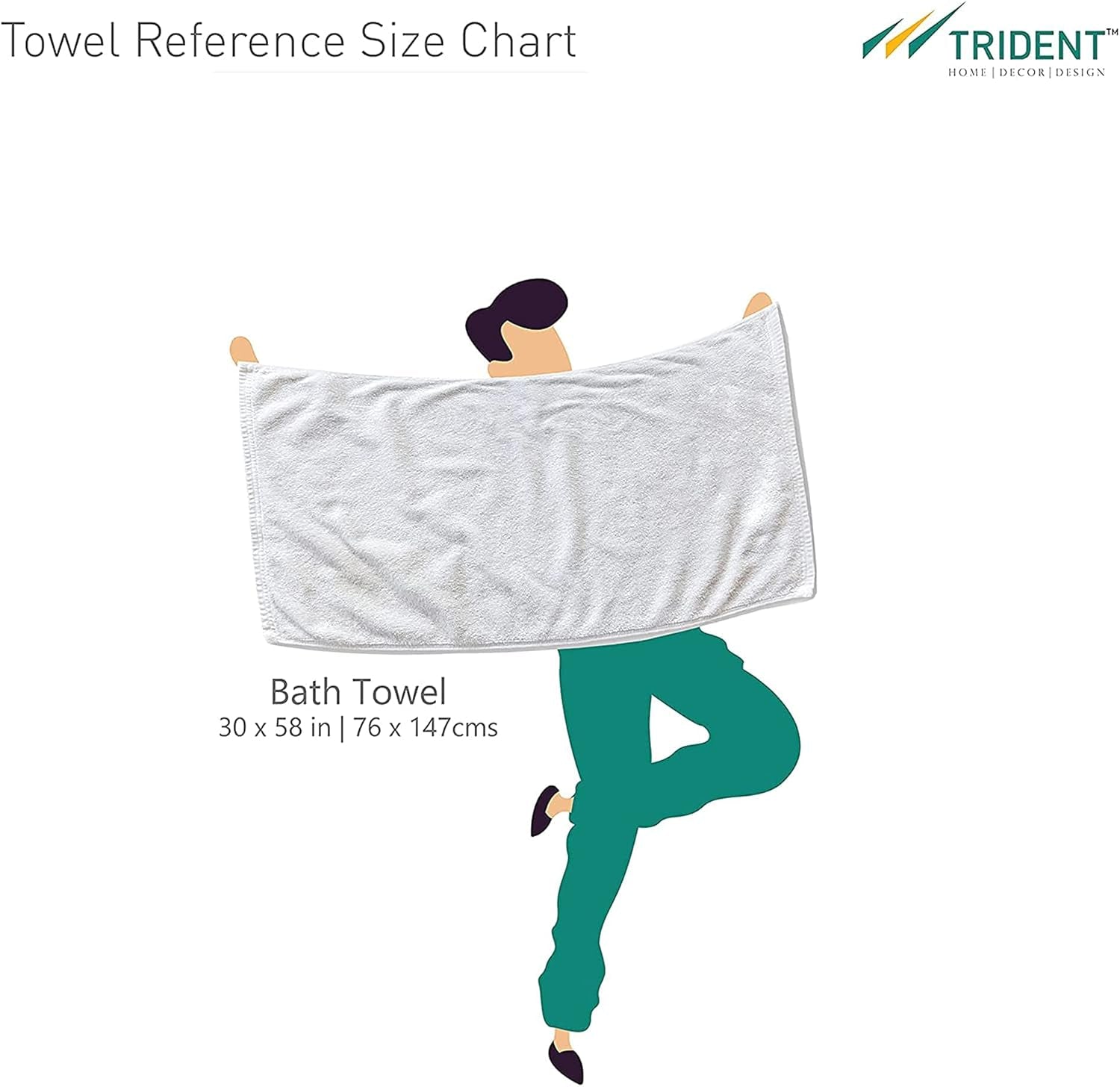 Bath Towels, 100% Cotton Towels for Bathroom, Super Soft, Shower Towels, Bathroom Towels, Higher Absorbency, Lower Lint, Pack of 4 Large Bath Towels, 500 GSM (Magnet)